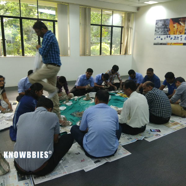 Team collaboration activity for employees