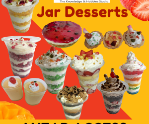 Jar Dessert Making Video Course (Pre-Recorded) 1 YEAR Access